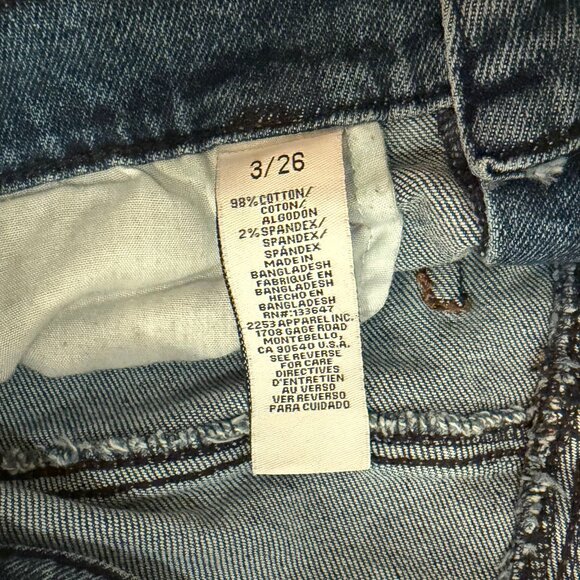 Celebrity Pink Raw Edge Bootcut Jeans Size 3/26 - Picture 6 of 6